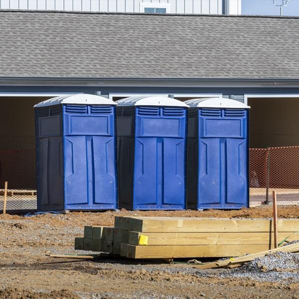 Heavy-duty construction site porta potty in El Dorado, Arkansas